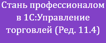 Стань профессионалом в 1С:Управление торговлей (Ред. 11.4)